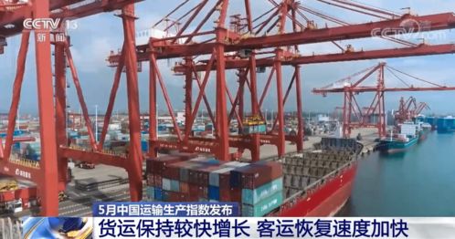 5月中國運輸生產(chǎn)指數(shù)發(fā)布 貨運保持較快增長，客運恢復提速，道路貨運彰顯韌性